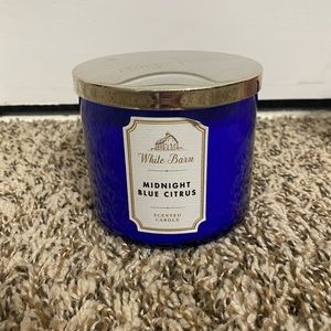 Midnight Blue Citrus 3 Wick Candle
